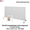 QH-OR Mobiel Infrarood paneel 700W met wieltjes, 60,5 x 120,5 cm|Luchtreinigeronline