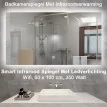 QH Smart Spiegel infraroodverwarming met LED verlichting en Wifi, 60 x 100 cm 350 Watt|Luchtreinigeronline