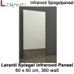 Leranti Spiegel 360 Watt infrarood paneel, 60 x 60 cm|Luchtreinigeronline