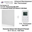 Herschel Select XLS Infrarood Paneel 1000 Watt, 60 x 155 cm met T-PL thermostaat|Luchtreinigeronline