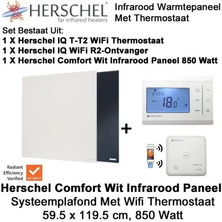 Herschel Comfort infrarood panelen|Luchtreinigeronline.nl