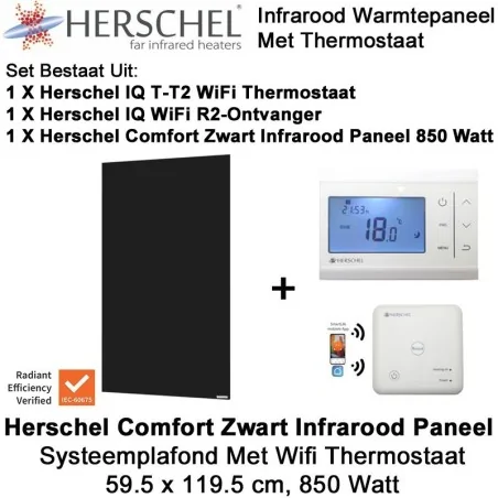 Herschel Comfort infrarood panelen|Luchtreinigeronline.nl