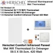 Herschel Comfort infrarood paneel 420 Watt 59,5 x 59,5 cm met thermostaat|Luchtreinigeronline
