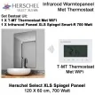 Herschel Select XLS spiegel infrarood paneel met WiFi thermostaat, 700 Watt 60 x 120 cm|Luchtreinigeronline