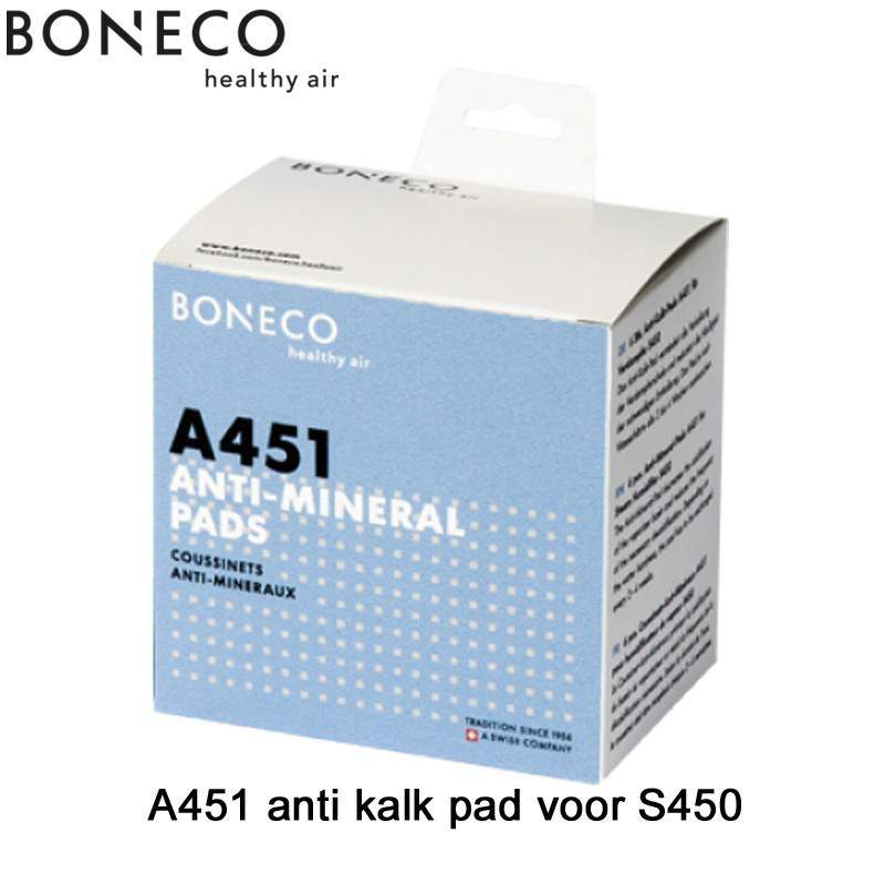 Boneco A451 anti kalk pad voor Boneco stoom bevochtigers