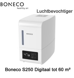 Boneco S250 stoom-luchtbevochtiger digitaal tot 60 m²