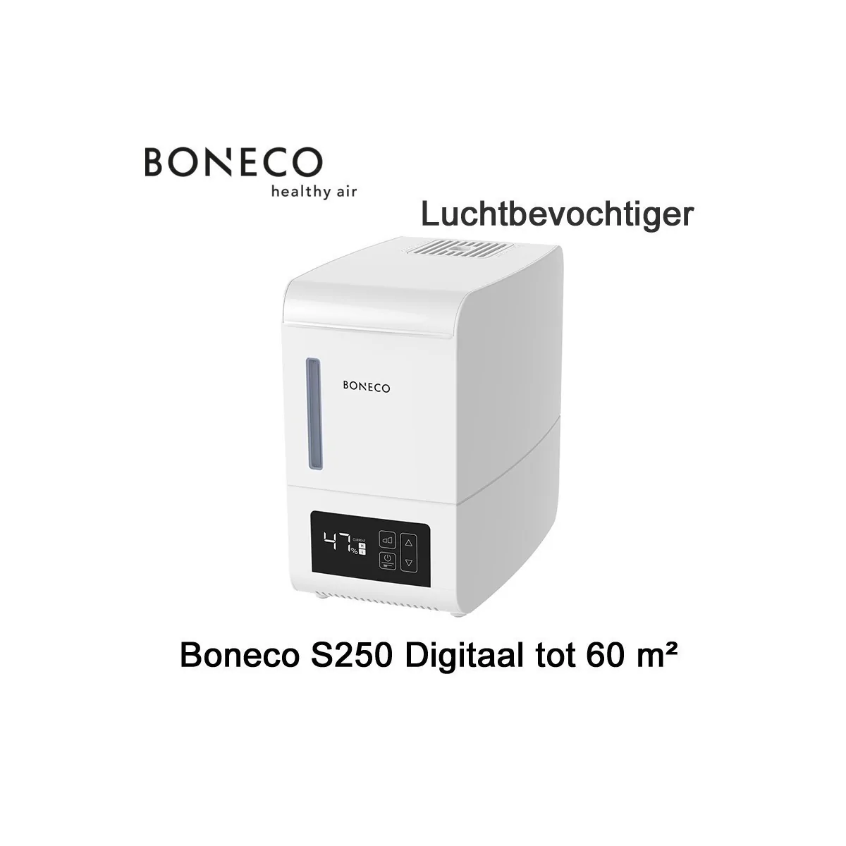 Boneco S250 stoom-luchtbevochtiger digitaal tot 60 m²