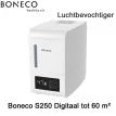 Boneco S250 stoom-luchtbevochtiger digitaal tot 60 m²