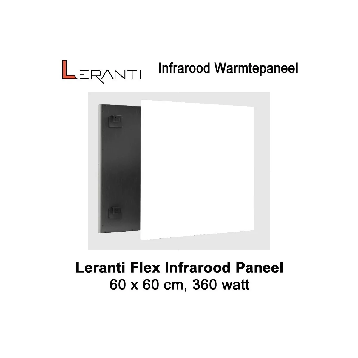 Leranti Flex 360 Watt infrarood paneel, 60 x 60 cm|Luchtreinigeronline