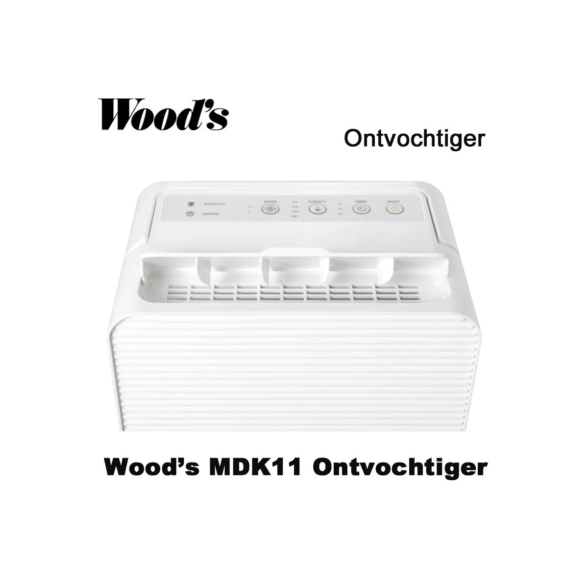 Woods MDK11 portable luchtontvochtiger, tot 40 m²|Luchtreinigeronline