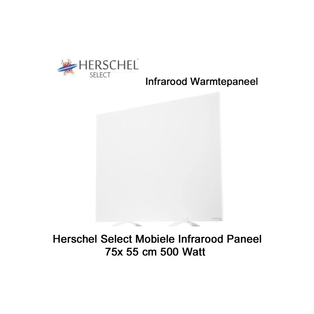 Herschel Select Mobiele Infrarood Verwarming 500 Watt, 75 x 55 cm|Luchtreinigeronline
