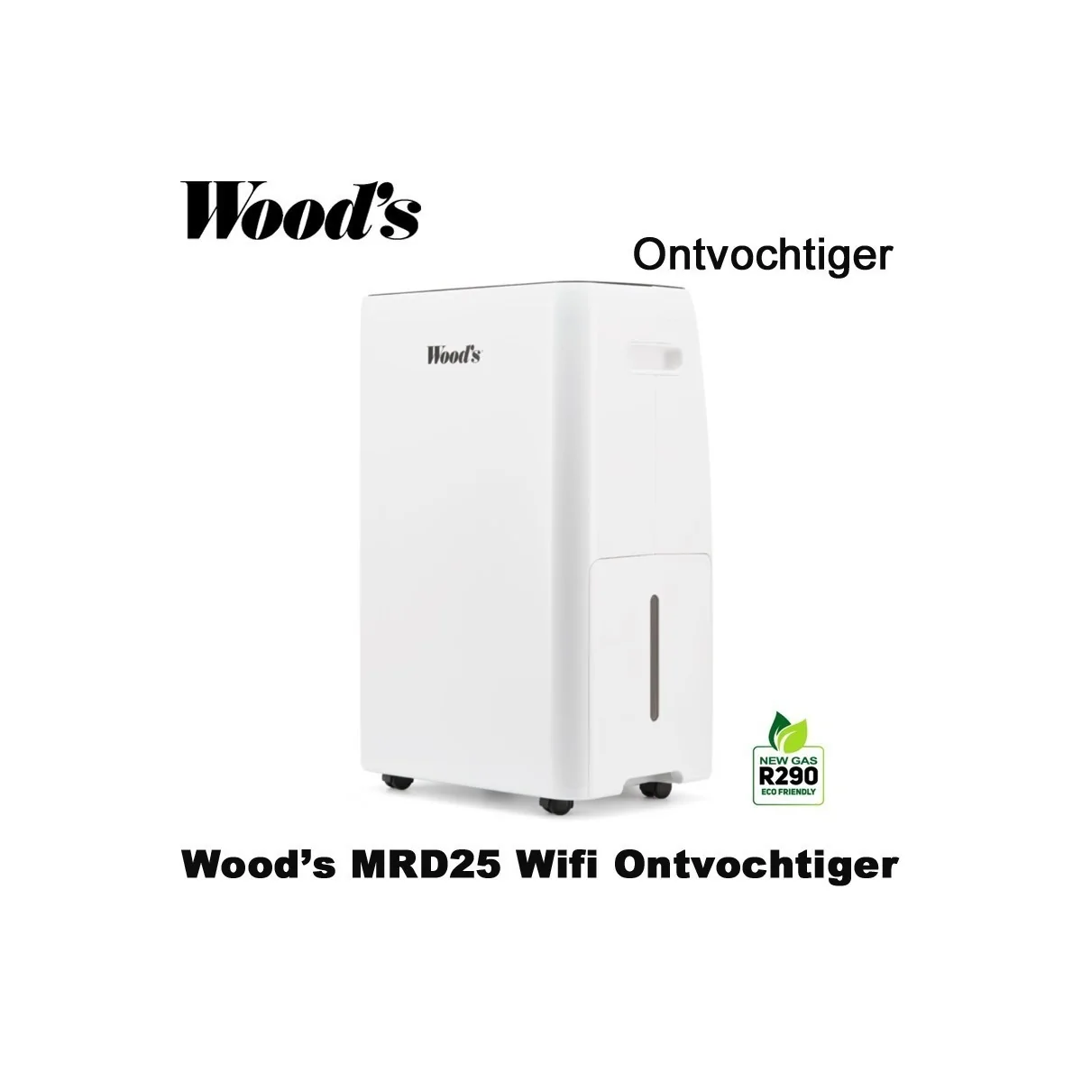 Woods MRD25 Wifi Luchtontvochtiger, tot 120 m²|Luchtreinigeronline