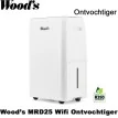 Woods MRD25 Wifi Luchtontvochtiger, tot 120 m²|Luchtreinigeronline