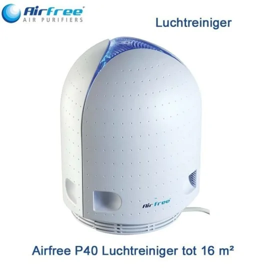 Airfree P40 Luchtreiniger 16 m² met blauw nachtlampje