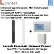 Leranti Essential 960 Watt infrarood paneel met Optima W Exclusive Pro wifi thermostaat en ontvanger|Luchtreinigeronline