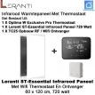 Leranti ST Essential 720 Watt infrarood paneel met Optima W Exclusive Pro wifi thermostaat en ontvanger|Luchtreinigeronline
