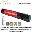 Tansun Rio Grande RF 2000 Watt terrasverwarmer met afstandsbediening|Luchtreinigeronline