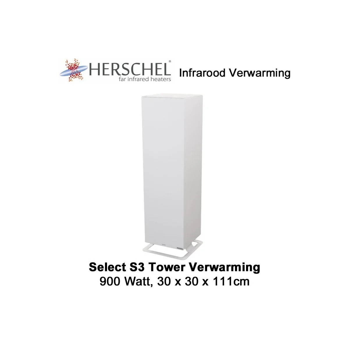 Herschel Select S3 Tower Verwarming 900 Watt, 111 x 30 x 30 cm|Luchtreinigeronline