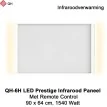 QH-6H LED Prestige Infraroodpaneel 1540 Watt met LED verlichting en thermostaat, 90 x 64 cm|Luchtreinigeronline