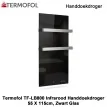 Termofol TF-LB800 Zwart Glas Infrarood Handdoekdroger|Luchtreinigeronline