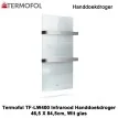 Termofol TF-LW400 Wit Glas Infrarood Handdoekdroger|Luchtreinigeronline