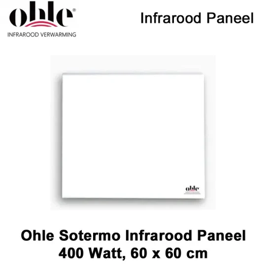 Ohle Sotermo infrarood paneel 400 Watt, 60 x 60 cm|Luchtreinigeronline