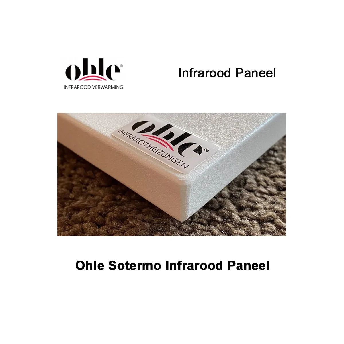 Ohle Sotermo infrarood paneel 400 Watt, 60 x 60 cm|Luchtreinigeronline