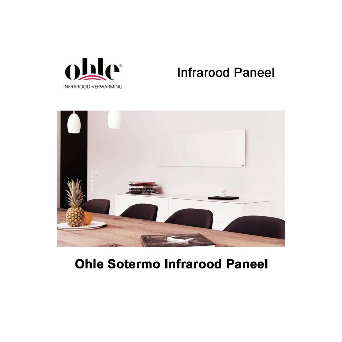 Ohle Sotermo infrarood paneel 400 Watt, 60 x 60 cm|Luchtreinigeronline