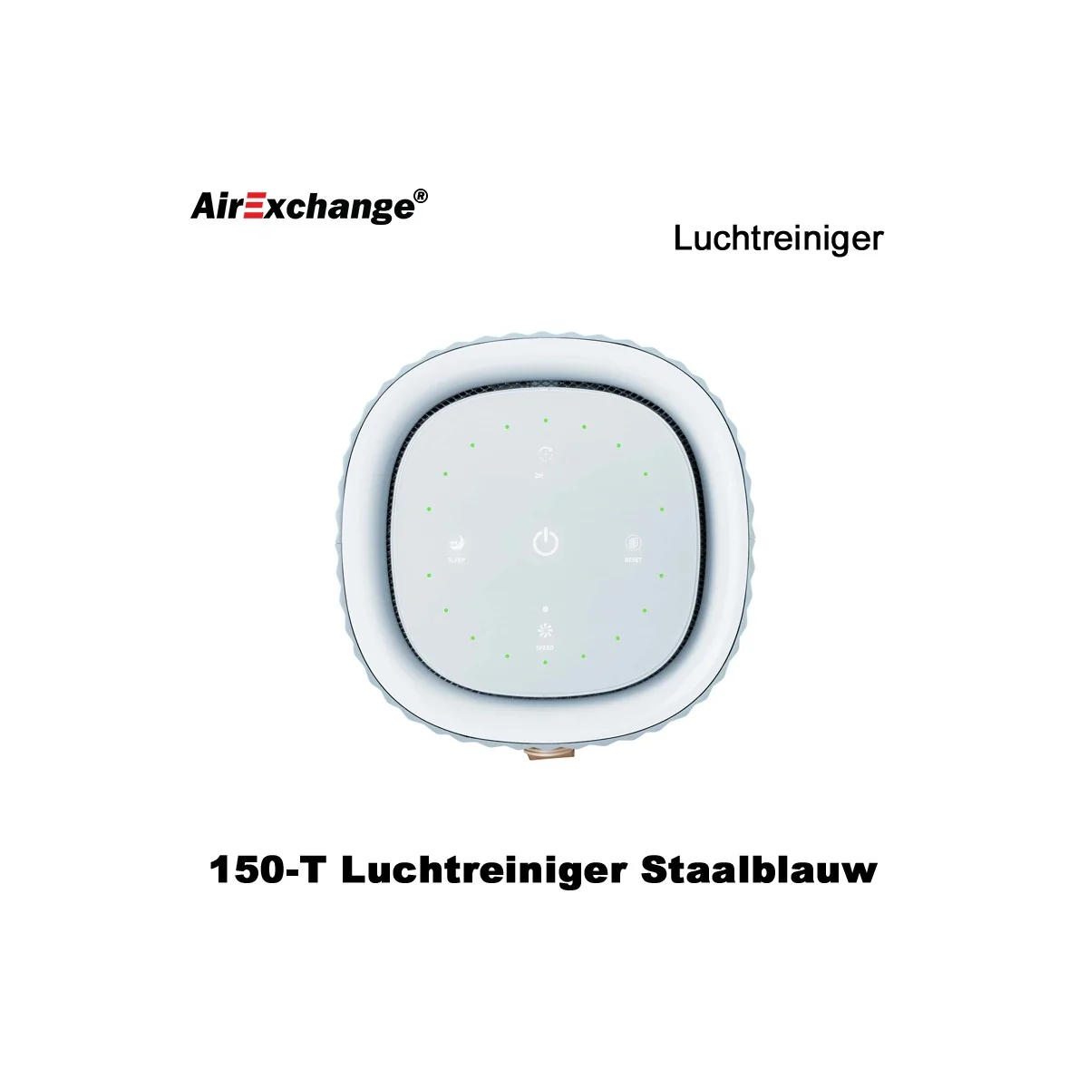 AirExchange 150-T Luchtreiniger Staalblauw|Luchtreinigeronline