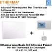 Etherma Lava Basic 3.0 infrarood paneel 325 Watt met Optima W R2 Pro wifi thermostaat en ontvanger|Luchtreinigeronline