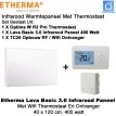 Etherma Lava Basic 3.0 infrarood paneel 400 Watt met Optima W R2 Pro wifi thermostaat en ontvanger|Luchtreinigeronline