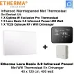 Etherma Lava Basic 3.0 infrarood paneel 400 Watt met Optima W Exclusive Pro wifi thermostaat en ontvanger|Luchtreinigeronline