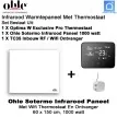 Ohle Sotermo 1000W infrarood paneel met Optima W Exclusive Pro wifi thermostaat en ontvanger|Luchtreinigeronline