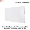 QH Eco Slim wit Convector Verwarming Wifi, 1500 Watt|Luchtreinigeronline