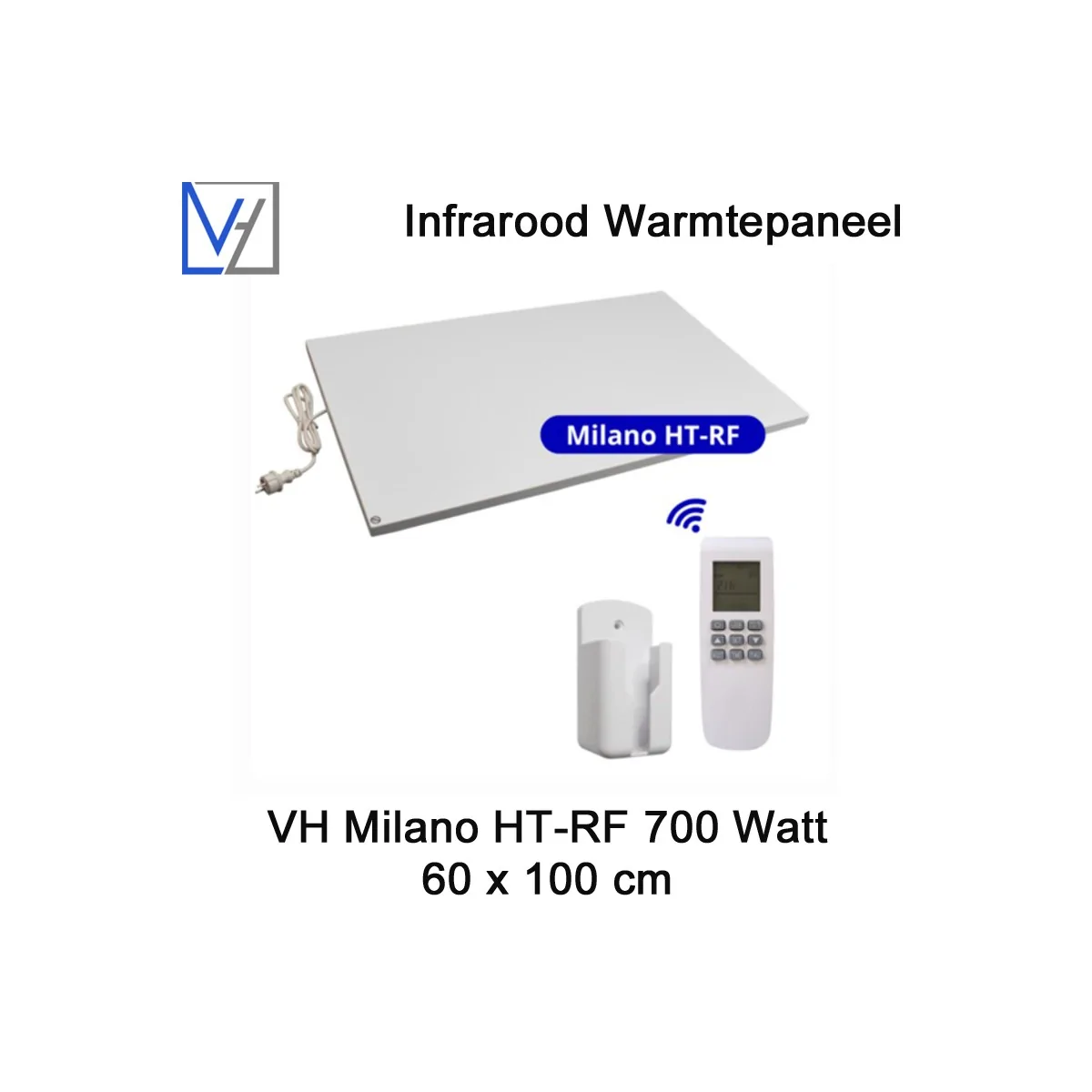 VH Milano HT-RF 700 Watt Infrarood Paneel, 60 x 100 cm|Luchtreinigeronline