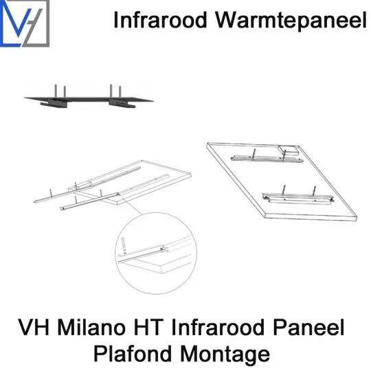 VH Milano HT-RF 700 Watt Infrarood Paneel, 60 x 100 cm|Luchtreinigeronline