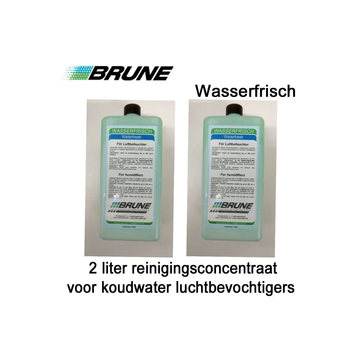 Wasserfrisch 2 liter reinigingsconcentraat voor koudwater luchtbevochtigers