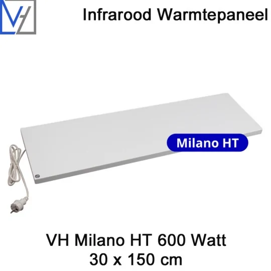 VH Milano HT 600 Watt Infrarood Paneel, 30 x 150 cm|Luchtreinigeronline