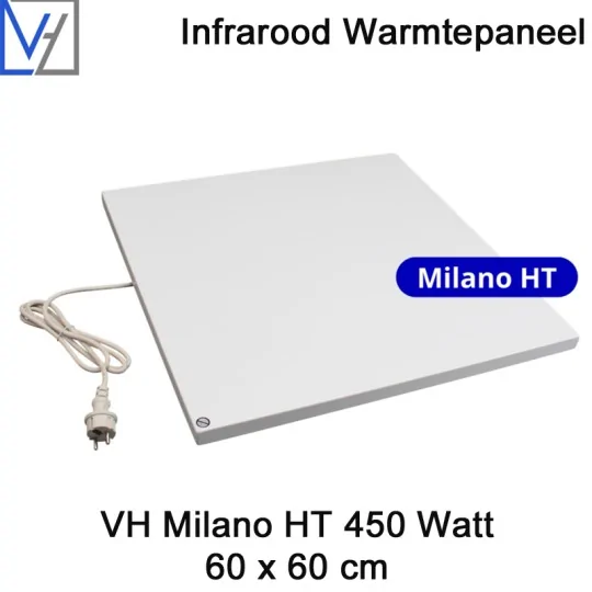 VH Milano HT 450 Watt Infrarood Paneel, 60 x 60 cm|Luchtreinigeronline