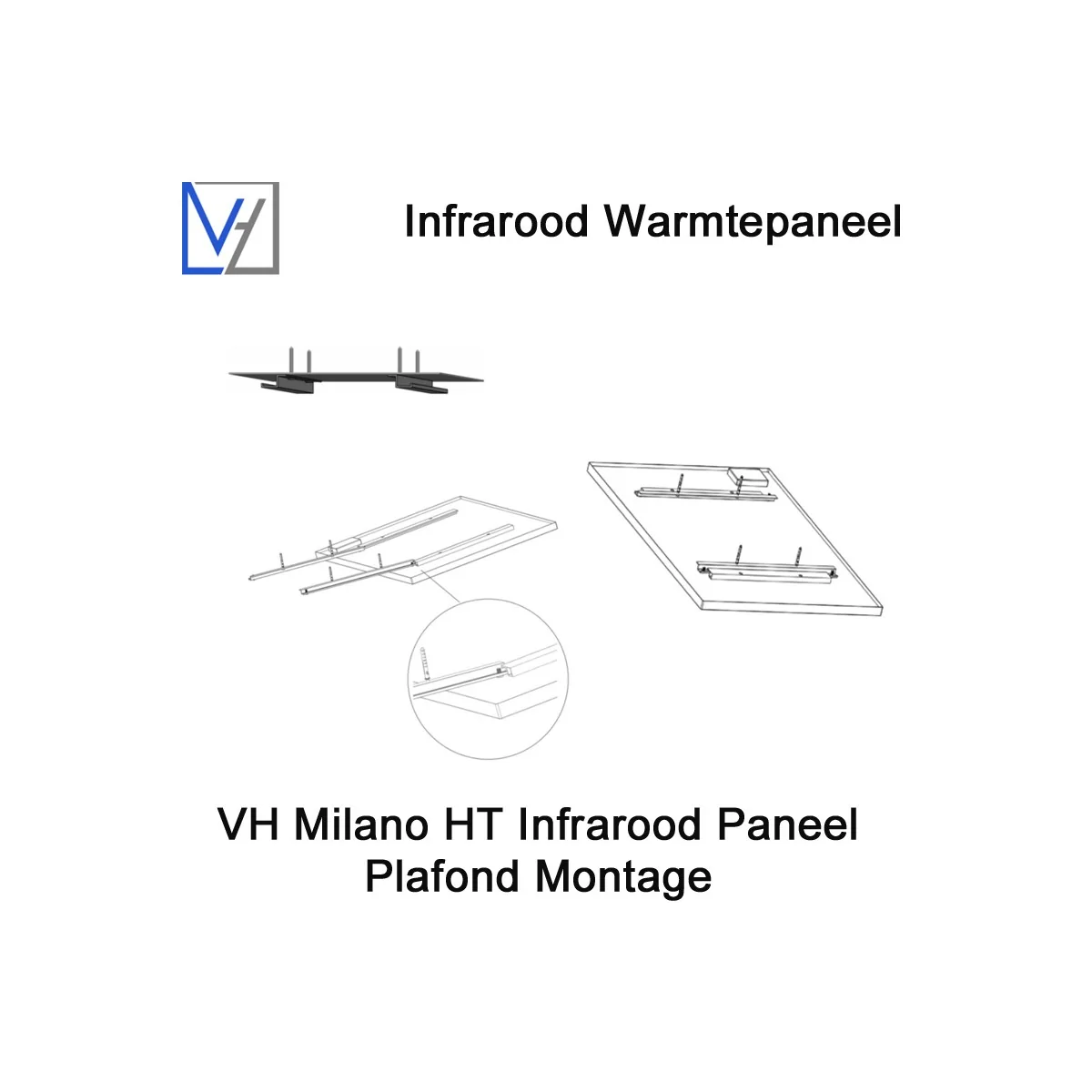 VH Milano HT 700 Watt Infrarood Paneel, 60 x 100 cm|Luchtreinigeronline