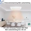 VH Infrarood Paneel 400 Watt met Ledverlichting 63 x 65 cm|Luchtreinigeronline