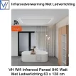 VH Wifi Infrarood Paneel 840 Watt met Ledverlichting 63 x 128 cm|Luchtreinigeronline