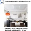 VH Wifi Infrarood Paneel 400 Watt met Ledverlichting 63 x 65 cm|Luchtreinigeronline