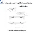 VH Wifi Infrarood Paneel 400 Watt met Ledverlichting 63 x 65 cm|Luchtreinigeronline