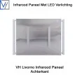 VH Livorno LED 1800 Watt infraroodpaneel 63 X 104 cm met Wifi thermostaat|Luchtreinigeronline