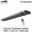 CityLine Topdesign Heater 2400 Watt 159,5 x 18,9 cm|Luchtreinigeronline