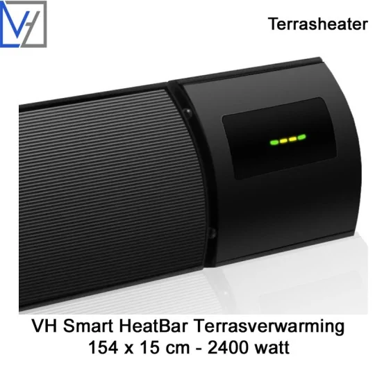 VH Smart heater 2400 Watt met Wifi en afstandsbediening|Luchtreinigeronline