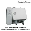 Dimmer 3000 Watt met Afstandsbediening en Bluetooth App|Luchtreinigeronline
