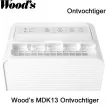 Woods MDK13 portable luchtontvochtiger, tot 65 m²|Luchtreinigeronline