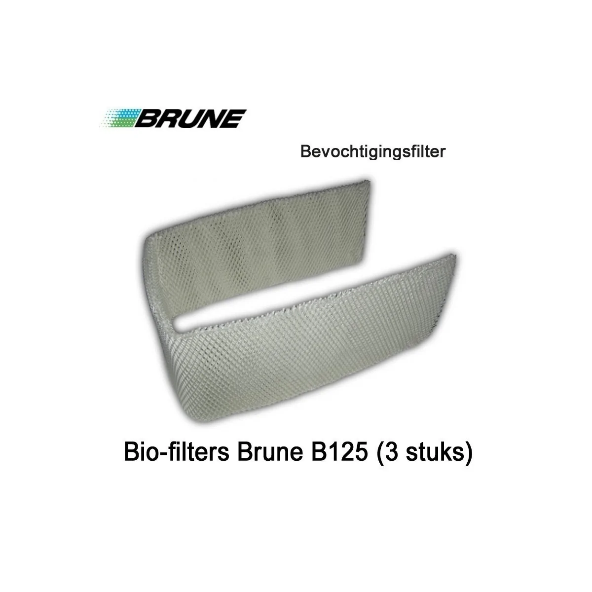 Brune Biofilters voor B125 (set van 3)|Luchtreinigeronline